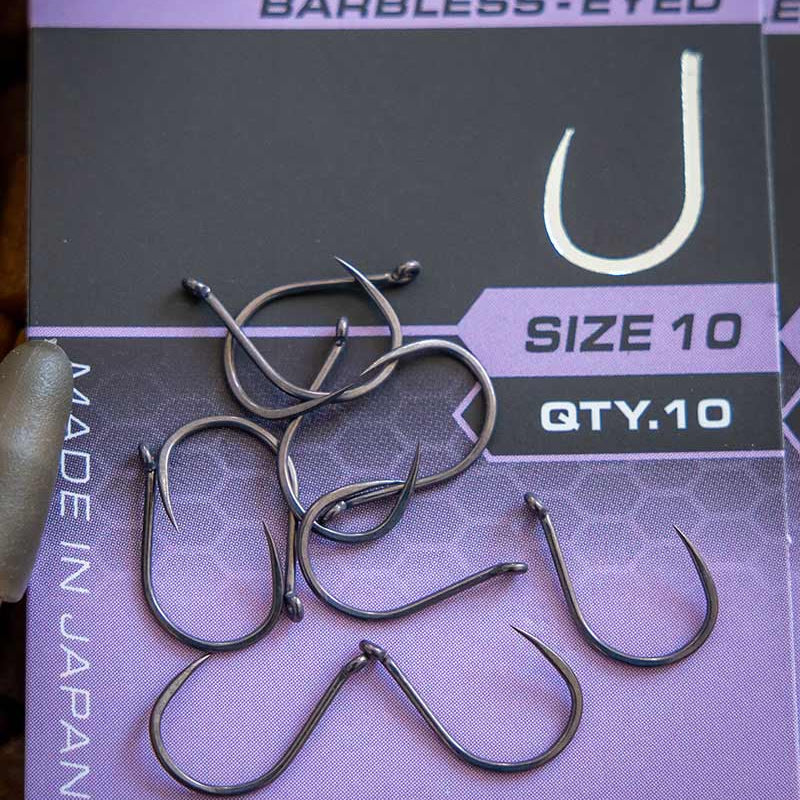Carlige Feeder MATRIX X9 Carp Wide Gape Barbless 10buc/pac