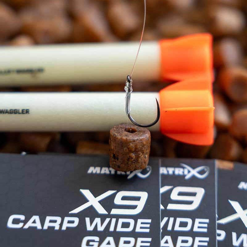 Carlige Feeder MATRIX X9 Carp Wide Gape Barbless 10buc/pac