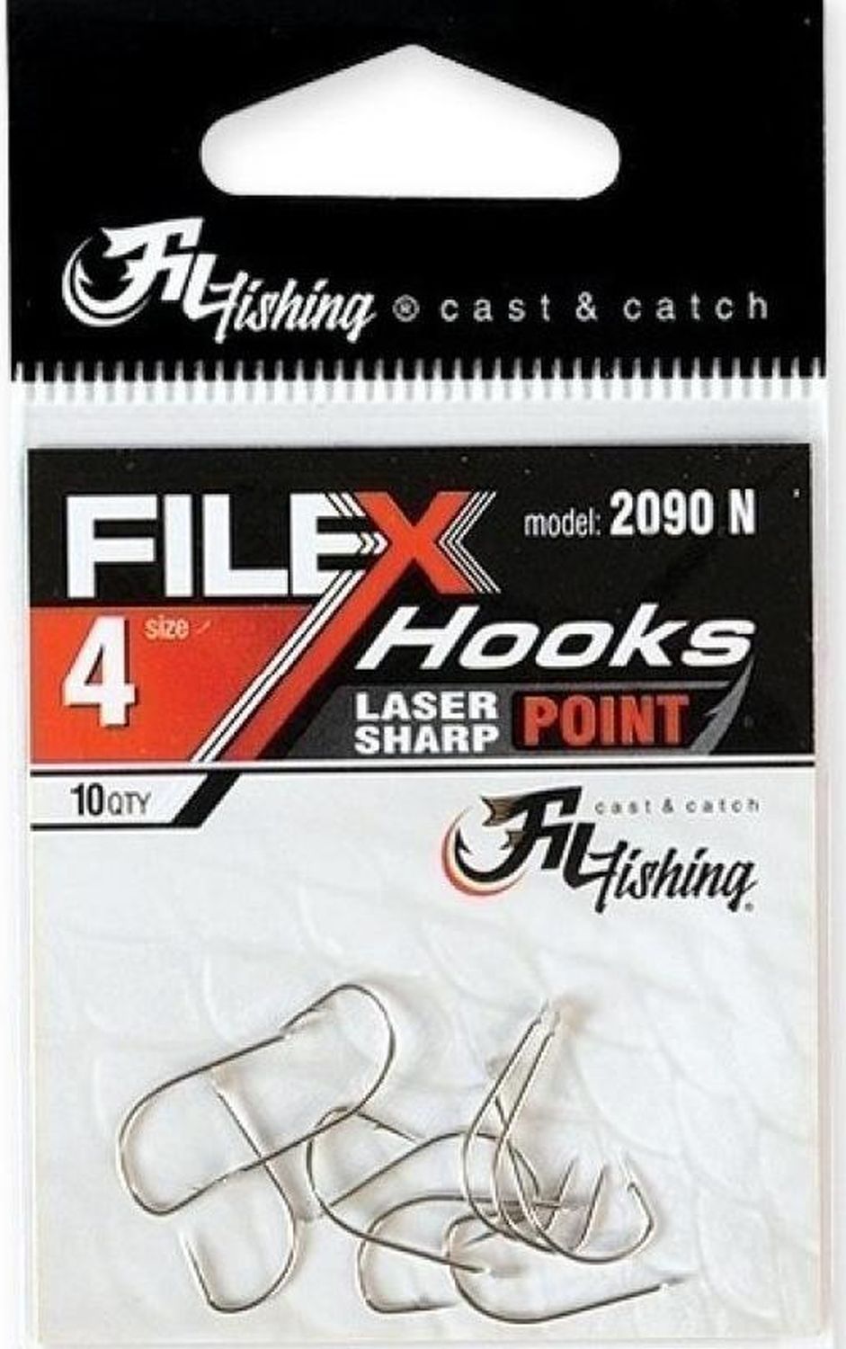 Carlige Filfishing 2090 Nickel Cu Paleta, Nr.14, 10buc/pac