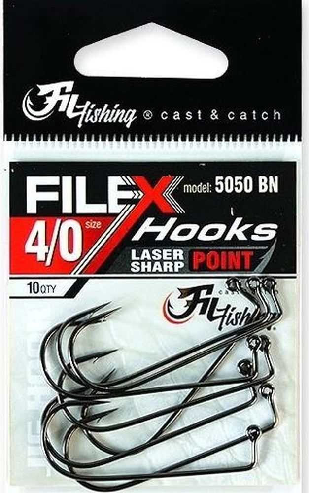 Carlige Filfishing Jig 5050 Black Nickel 10buc/pac