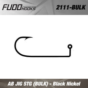 Carlige Fudo AB JIG STG Black Nickel Nr.8 50buc/plic