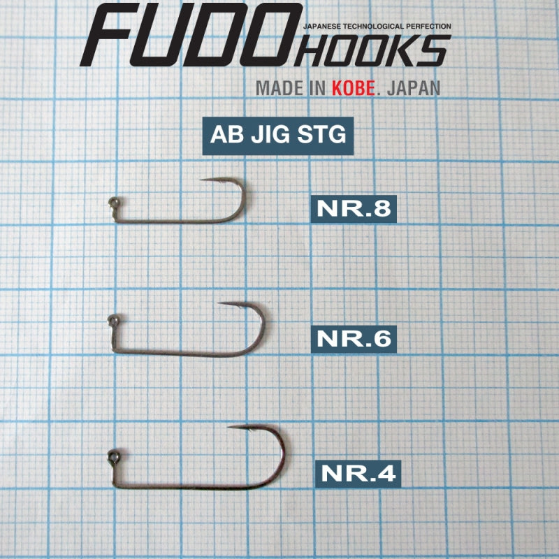 Carlige Fudo AB JIG STG TF Teflonat Nr.8 50buc/plic