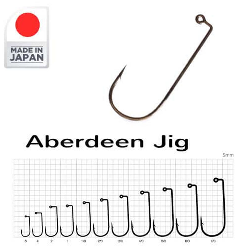 Carlige Fudo AB Jig Black Nickel Nr.2, 1000buc/bulk