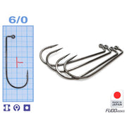 Carlige Fudo AB Jig Black Nickel Nr (Bulk500)