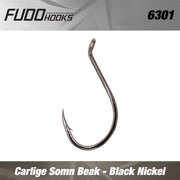 Carlige Fudo Beak FDBK BN black nickel nr.8/0  2buc/plic