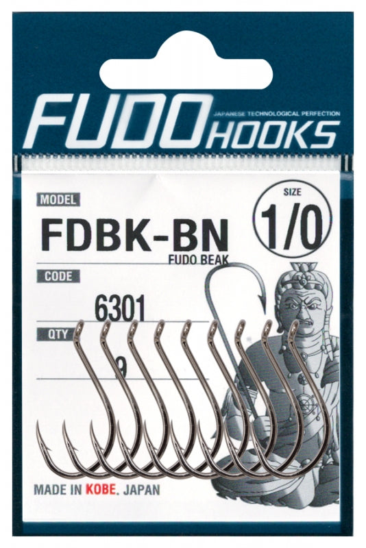 Carlige Fudo Beak FDBK BN black nickel nr.8/0  2buc/plic