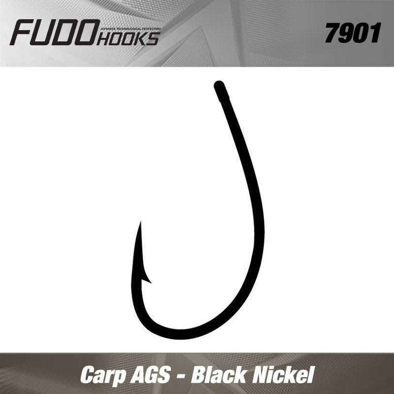 Carlige Fudo Carp AGS Black Nickel Nr.2 9buc/plic