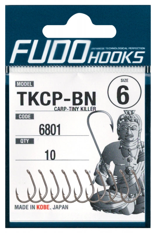 Carlige Fudo Carp Tiny Killer TKCP BN black nickel nr.10 9buc/plic