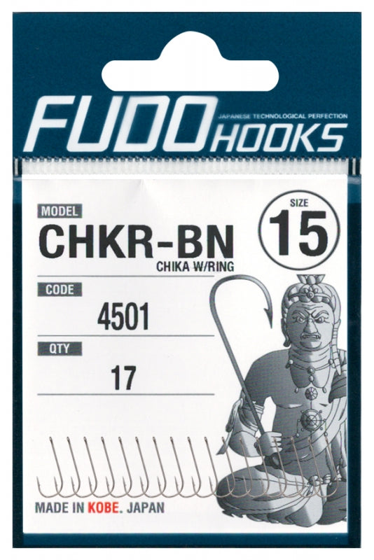 Carlige Fudo Chika with Ring RD Red 16buc/plic