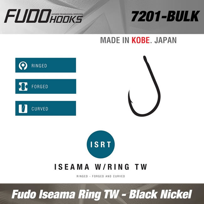 Carlige Fudo Iseama With Ring TW (ISTW-BN) Bulk 1000