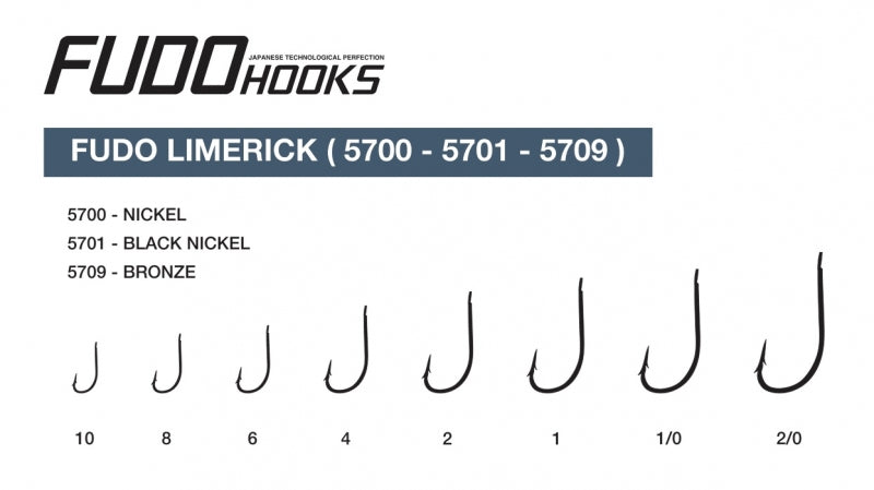 Carlige Fudo Limerick BN-5701 nr.2  9buc/plic