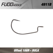 Carlige Fudo Offset 108R (4911-BN) nr.1/0 25buc/bulk