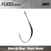 Carlige Fudo Shin Aji Ring Black Nickel