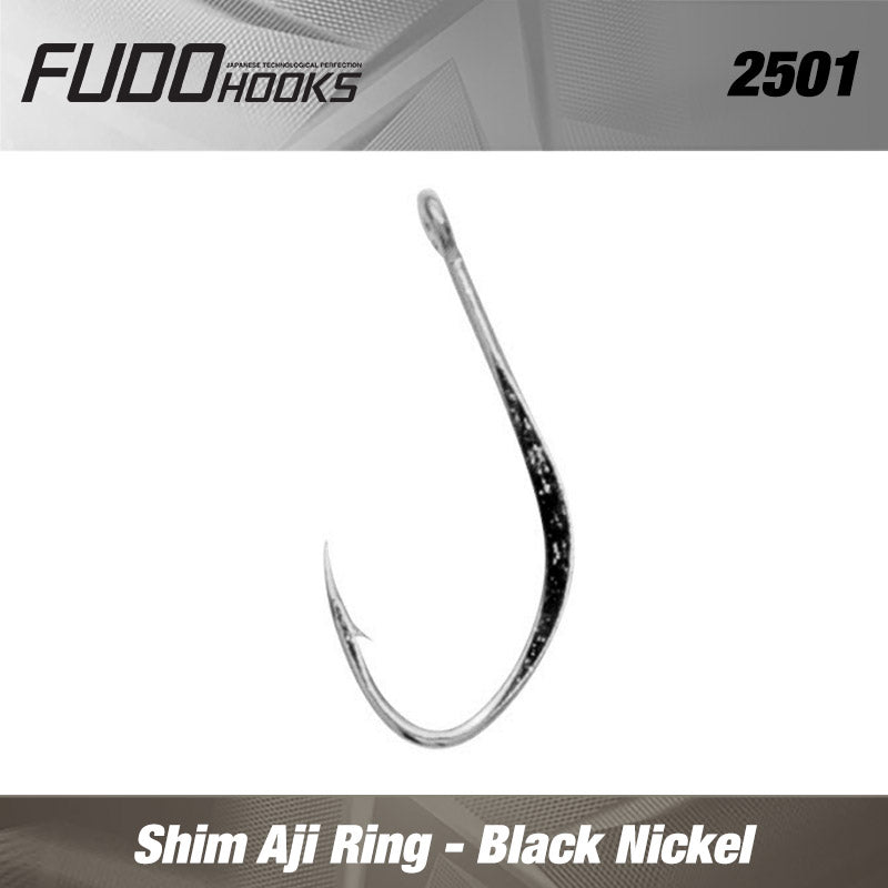 Carlige Fudo Shin Aji Ring Black Nickel