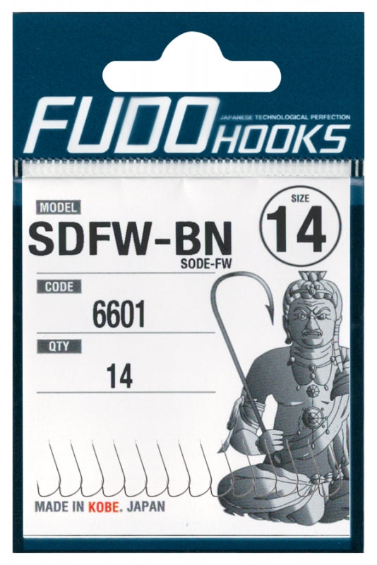 Carlige Fudo Sode-FW SDFW BN black nickel nr.17  16buc/plic