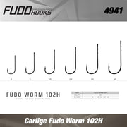 Carlige Fudo Worm 102H BN