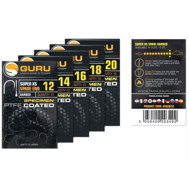 Carlige GURU Super XS Spade Barbed 10buc/pac