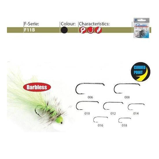 Carlige Gamakatsu Forjate pentru Musca F11B BL 25buc/plic Nr.12
