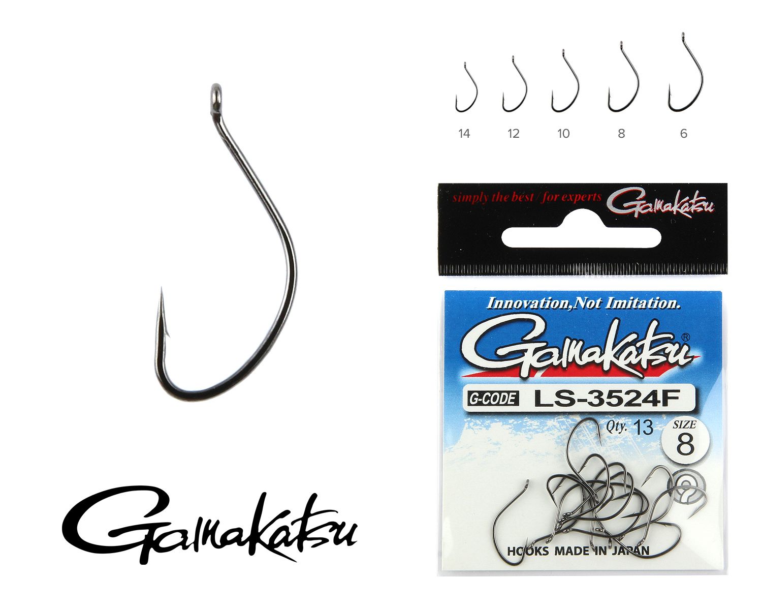 Carlige Gamakatsu LS-3524F RE N/L 13buc/plic