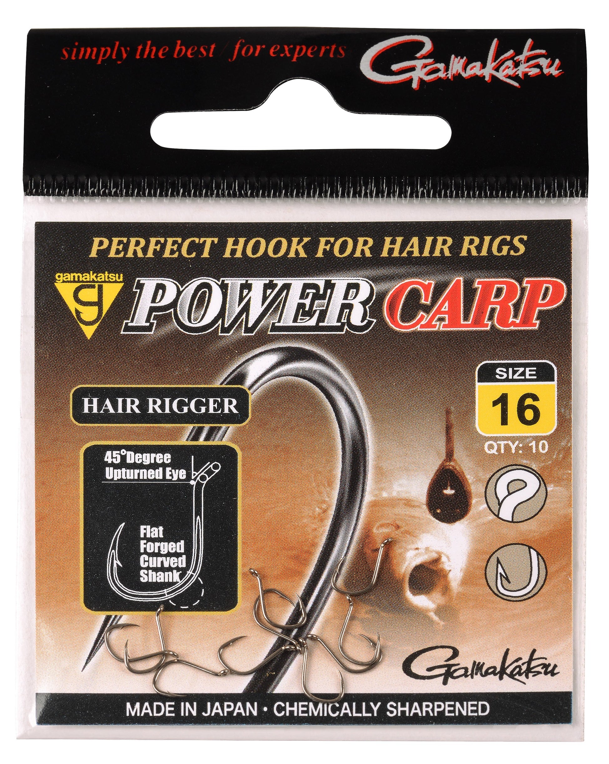 Carlige Gamakatsu Power Carp Hair Rigger 10 buc