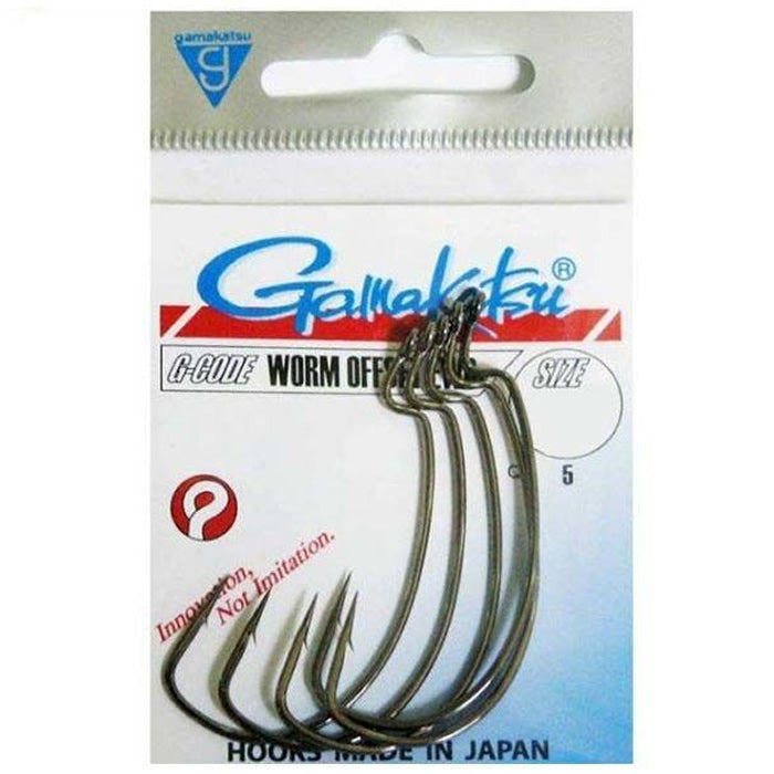 Carlige Gamakatsu Worm Offset EWG SL NS Black