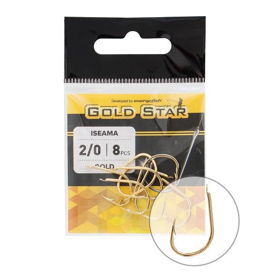 Carlige GoldStar ISEAMA GOLD Nr 6 10buc