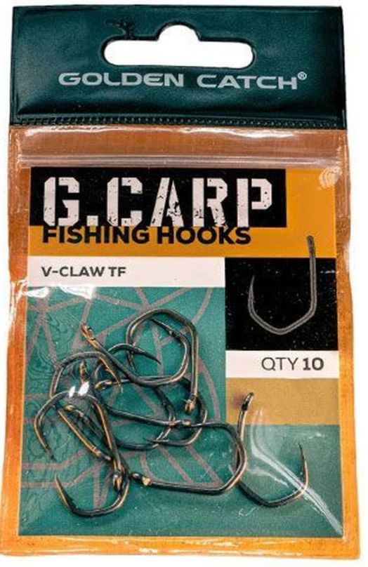 Carlige Golden Catch V-Claw, Nr. 6, 10buc/pac