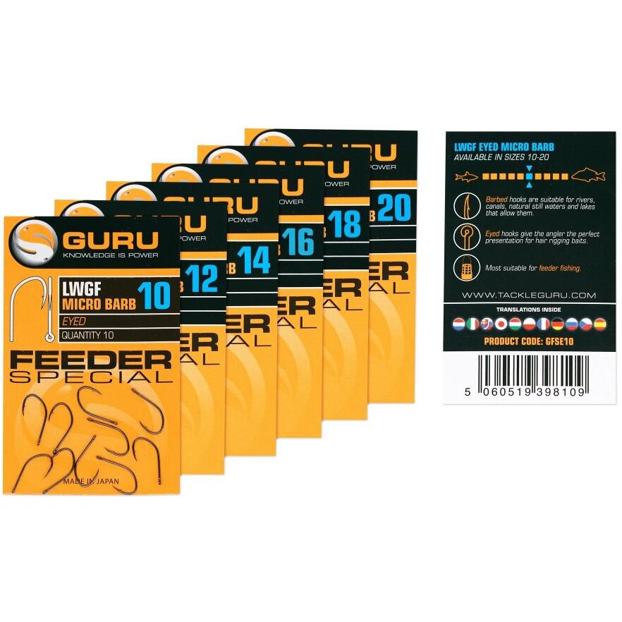 Carlige Guru LWG Feeder Special 10buc/plic