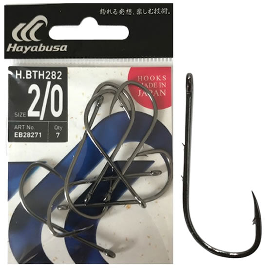Carlige HAYABUSA BTH 282 BN Bait Holder Barbed Hook 8buc/pac