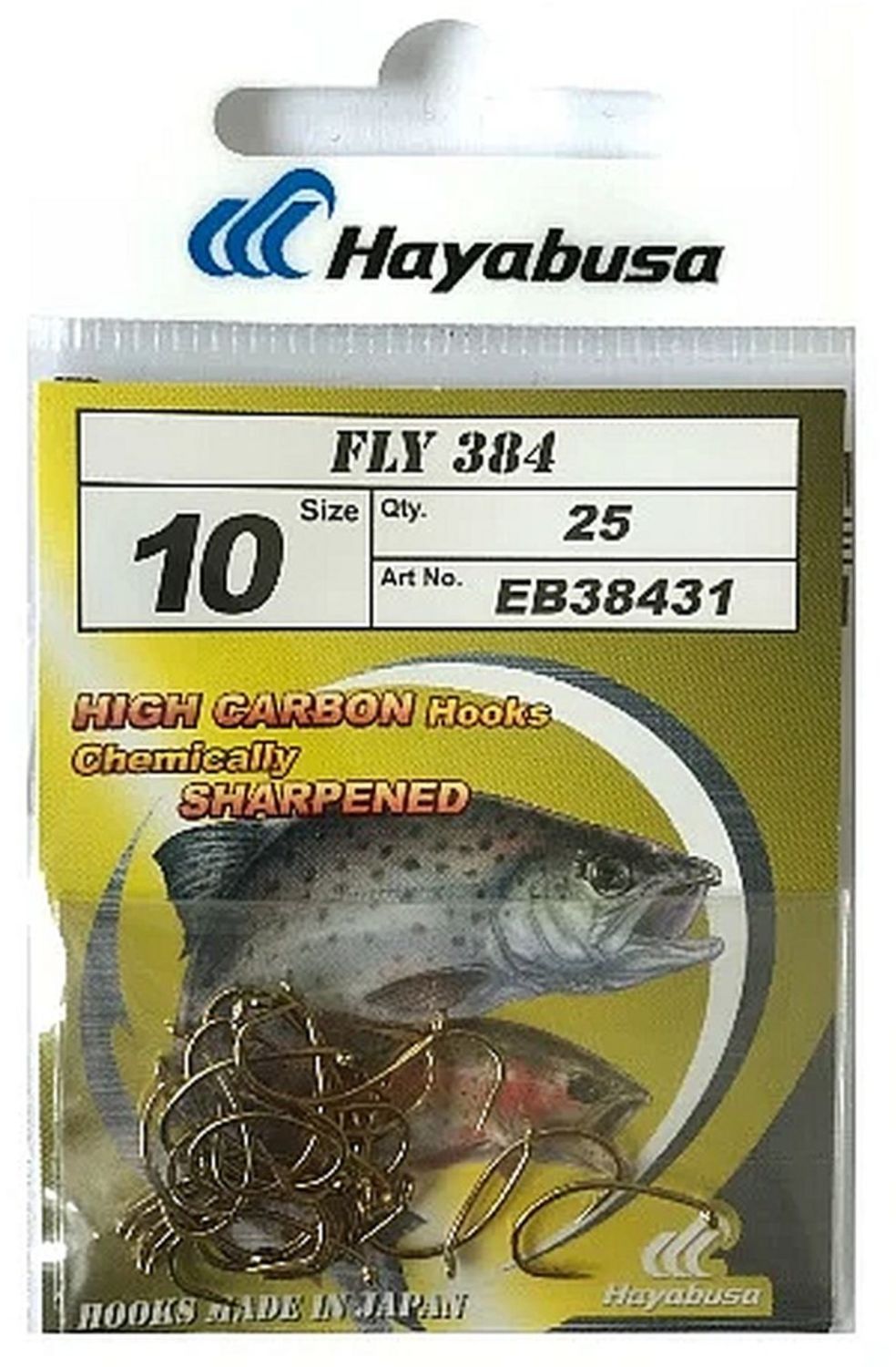 Carlige HAYABUSA Fly 387 BZ 25buc/pac