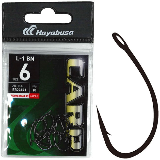 Carlige HAYABUSA L1 Black Nickel 10buc/pac