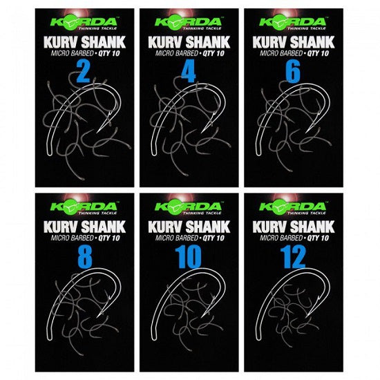 Carlige KORDA KURV SHANK 10BUC/PLIC