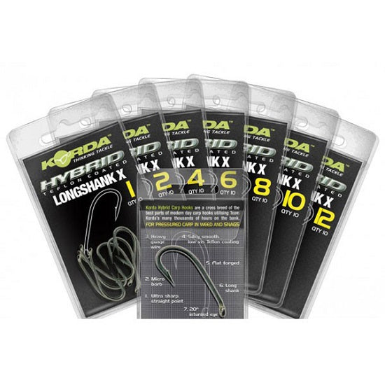 Carlige KORDA LONG SHANK 10B/PLIC