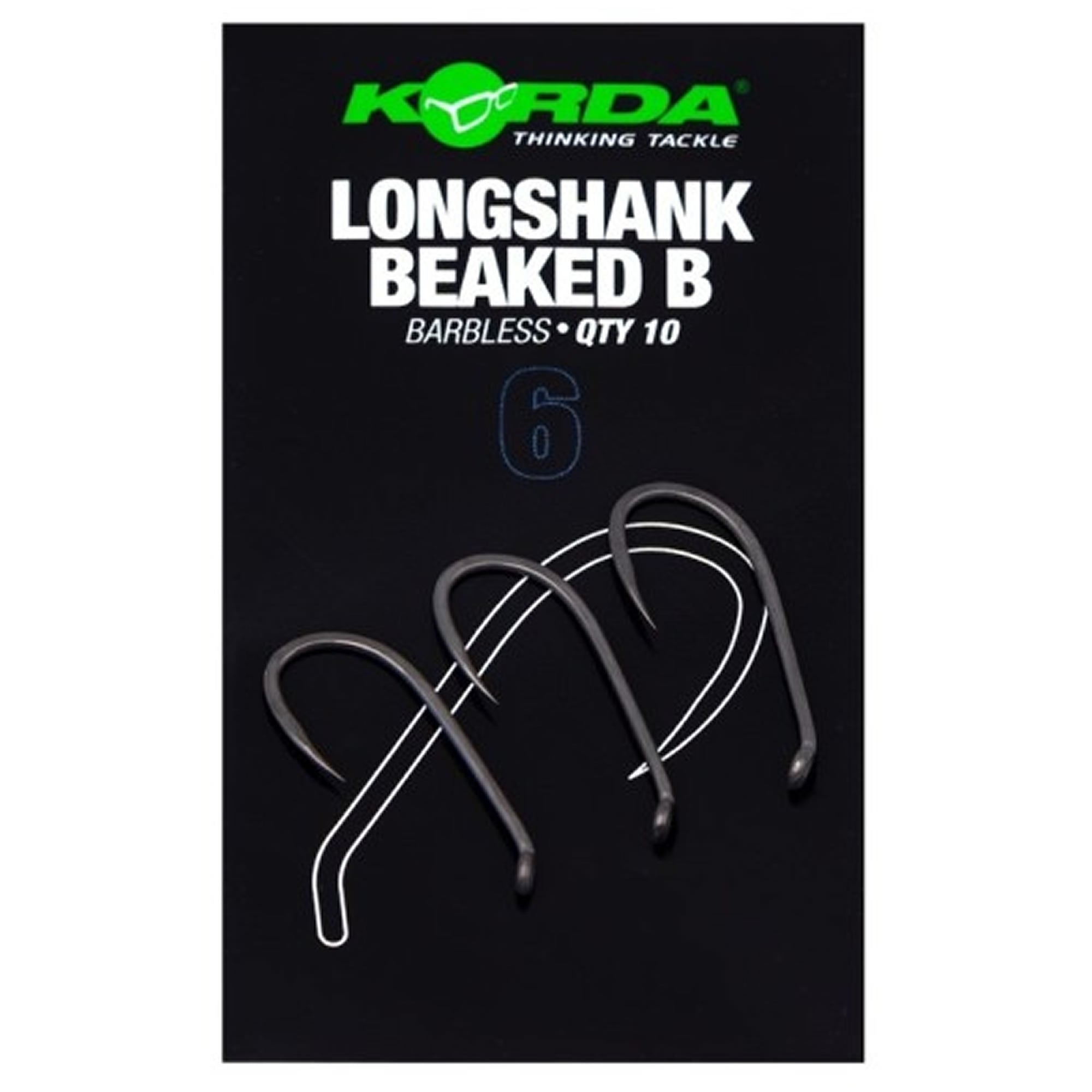 Carlige KORDA Long Shank Beaked Barbless 10buc/pac