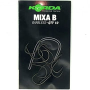 Carlige KORDA Mixa, Barbless, Nr.8, 10buc/pac