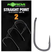 Carlige KORDA Straight Point Hook Micro Barbed 10buc/pac