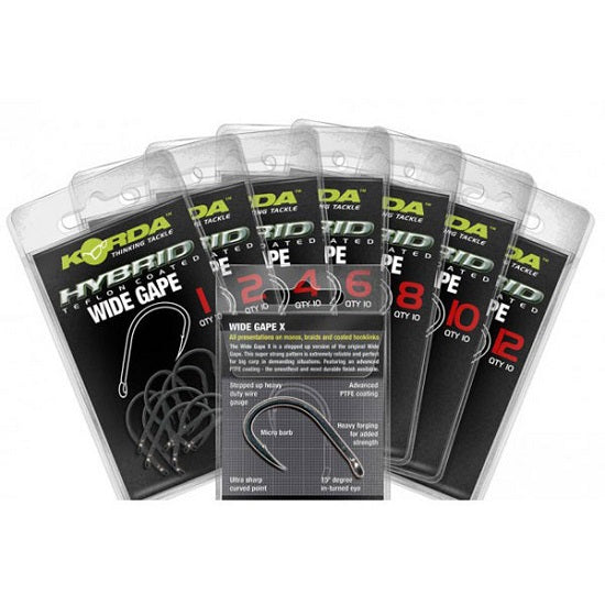 Carlige KORDA WIDE GAPE 10BUC/PLIC
