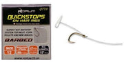 Carlige KORUM Quick Stops On Hair Rig Barbed, Nr.16, 8buc/pac