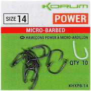 Carlige KORUM Xpert Power Hook Micro-Barbed 10buc/plic