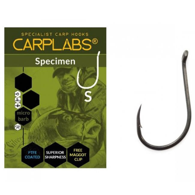 Carlige Konger Carplabs Specimen Titanium Grey Ringed 6buc/plic