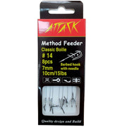 Carlige Legate Attack Method Feeder Rig Barbed Hook with Spike 10cm 8buc