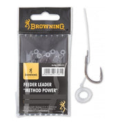 Carlige Legate Browning 10cm Fir Feeder Method hook to nylon with pellet band
