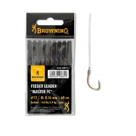 Carlige Legate Browning No.14 60 cm 0.14 mm Feeder Leader Master FC