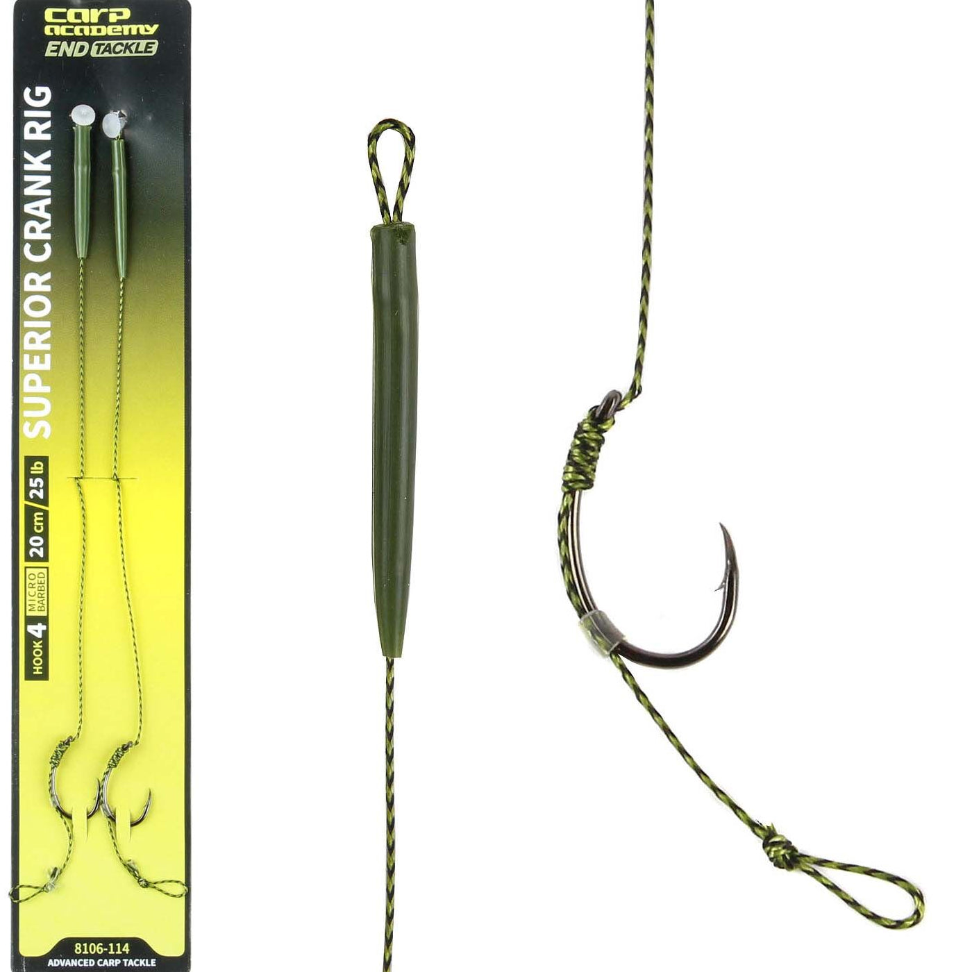 Carlige Legate CARP ACADEMY Crank Rig 2buc/pac