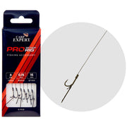 Carlige Legate CARP EXPERT Method Feeder Bait Sting Rig Carlig Spin Fir 0.15mm 6buc