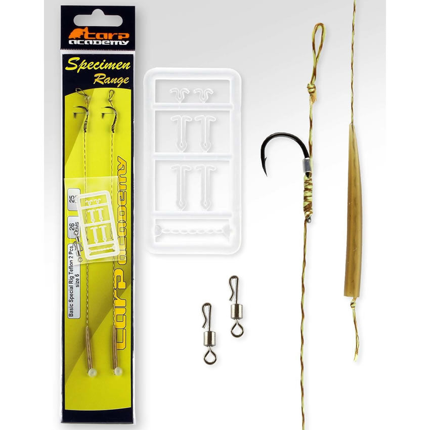 Carlige Legate Carp Academy Basic Special Teflon 25lb 2buc/pac