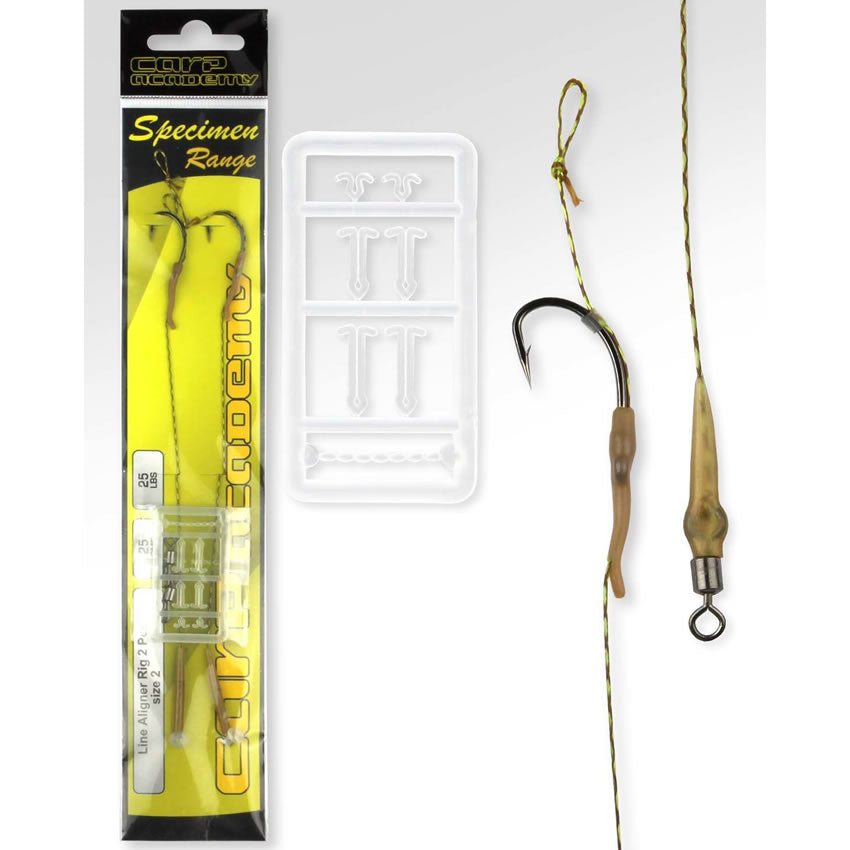 Carlige Legate Carp Academy Line Aligner 25lb 2buc/pac