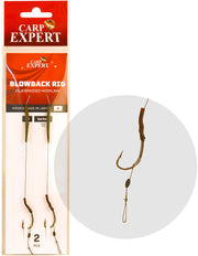 Carlige Legate Carp Expert Blow Black Rig, 15lbs, nr.4, 2buc/plic