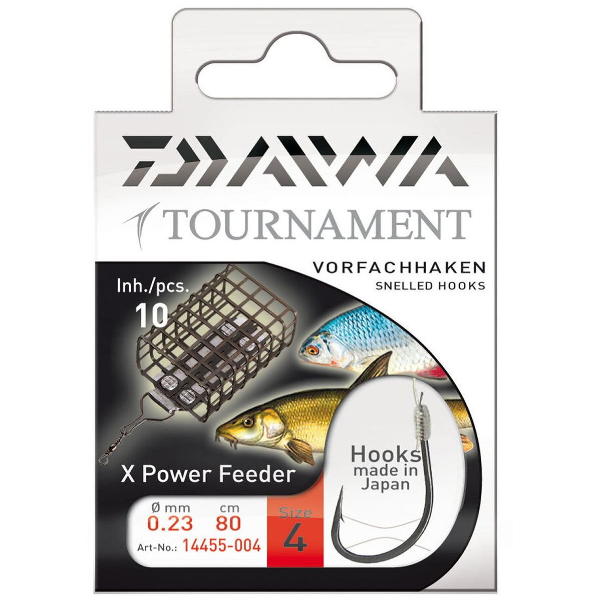 Carlige Legate Daiwa Tournament Feeder 10buc/pac
