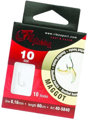 Carlige Legate Filfishing Magot Rig 60cm 10buc